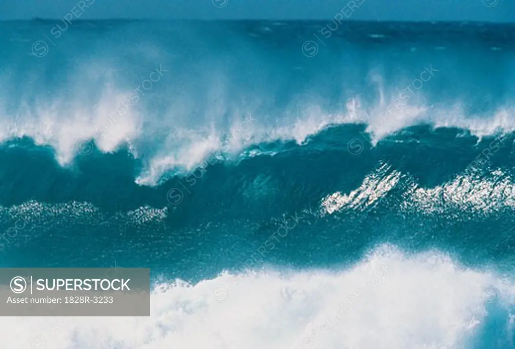 Waves, North Shore, Oahu, Hawaii, USA   
