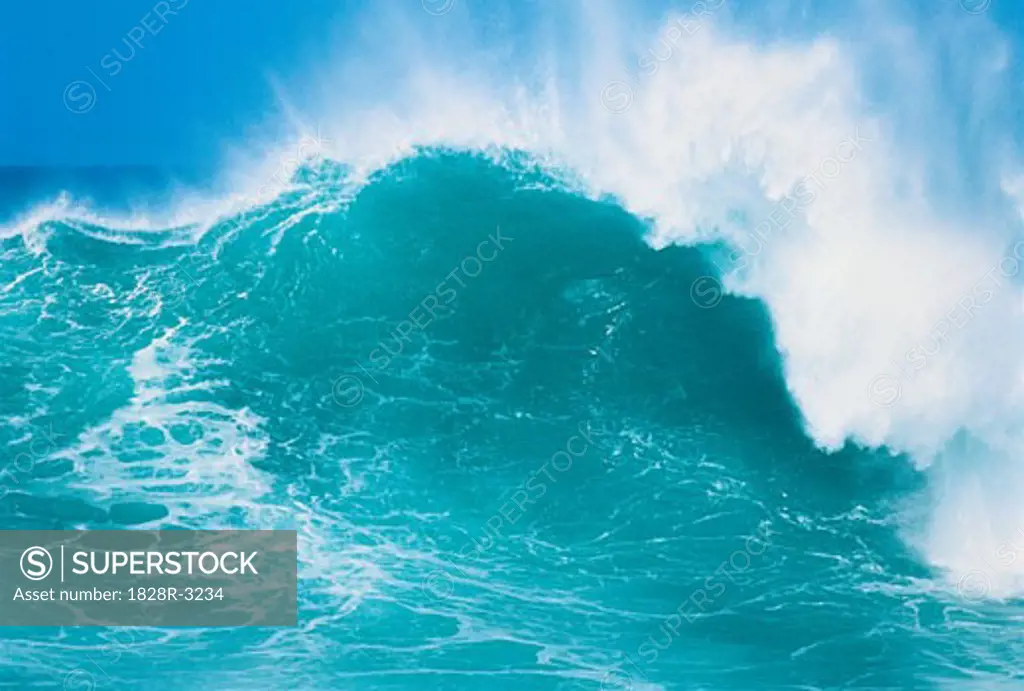 Waves, North Shore, Oahu, Hawaii, USA   