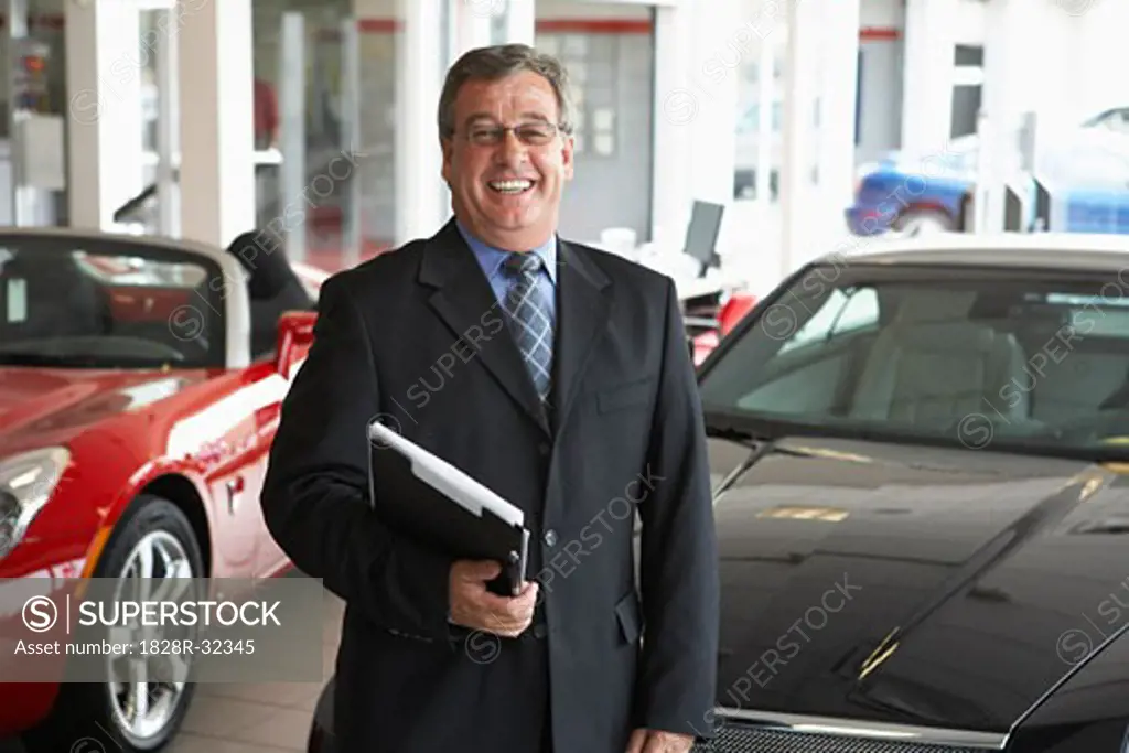 Portrait of Car Salesman   