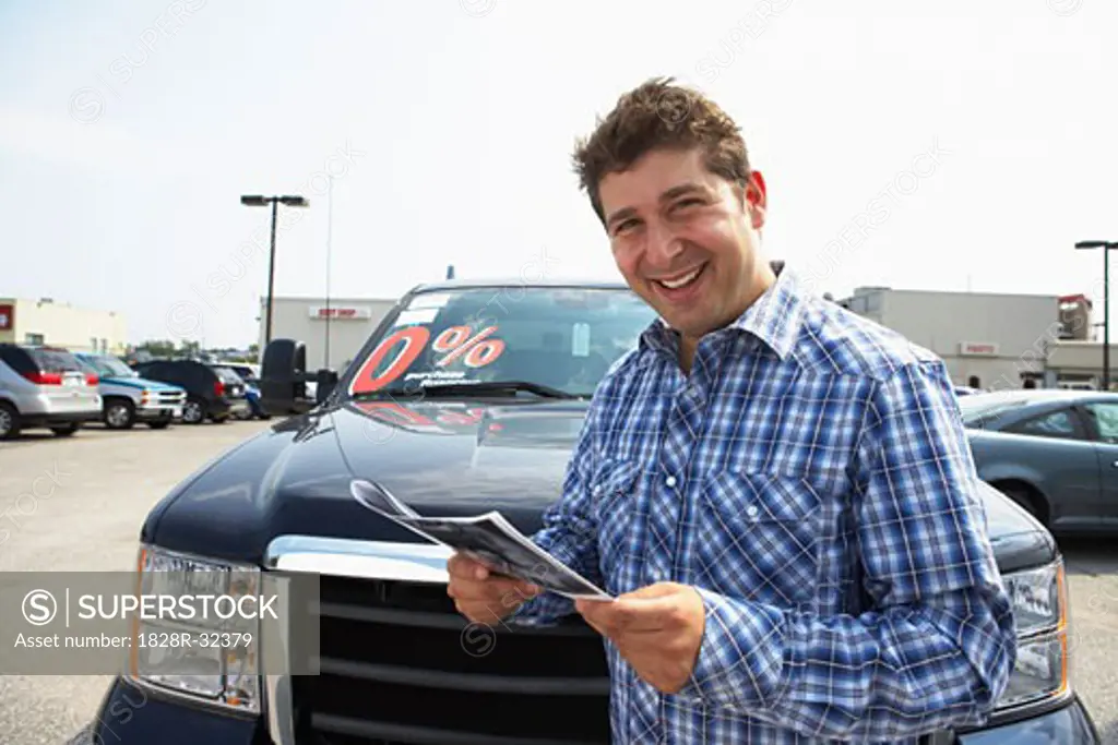 Man Shopping For a New Car   