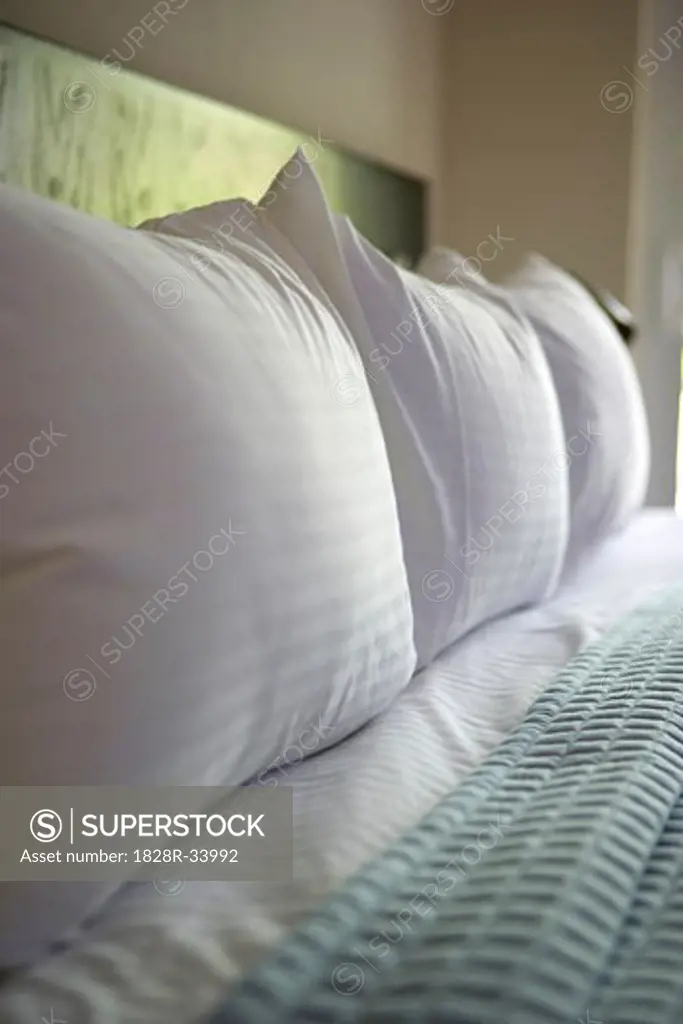 Close-up of Bed   