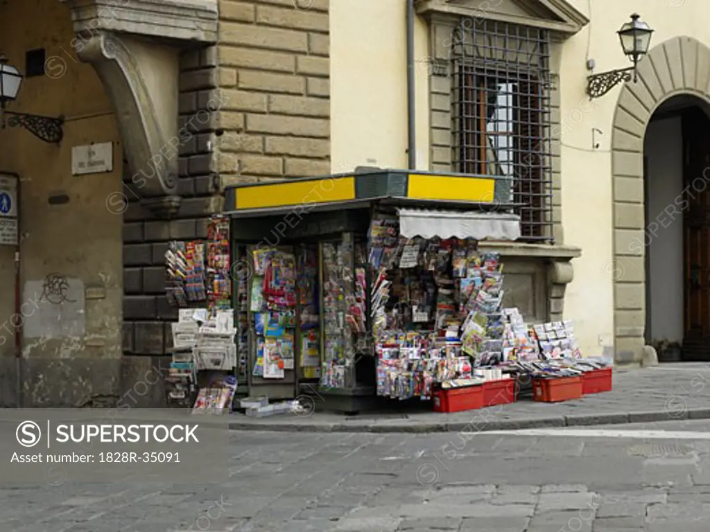 Newsstand, Italy   