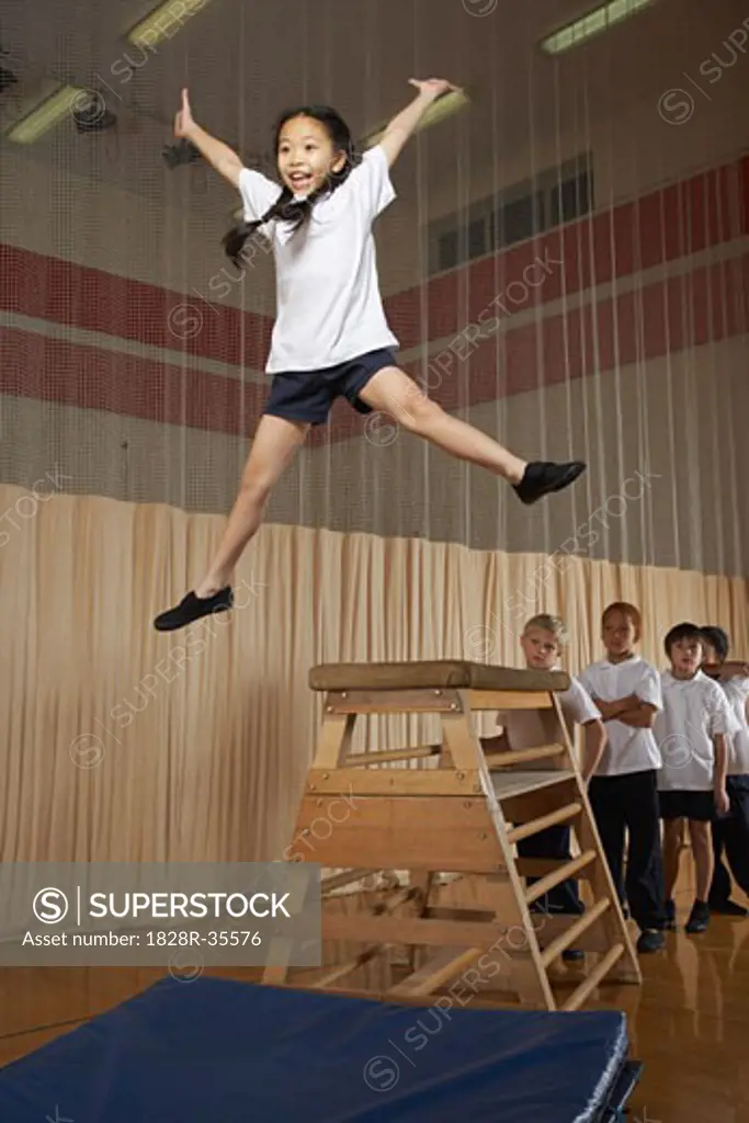 Kids Doing Gymnastics   