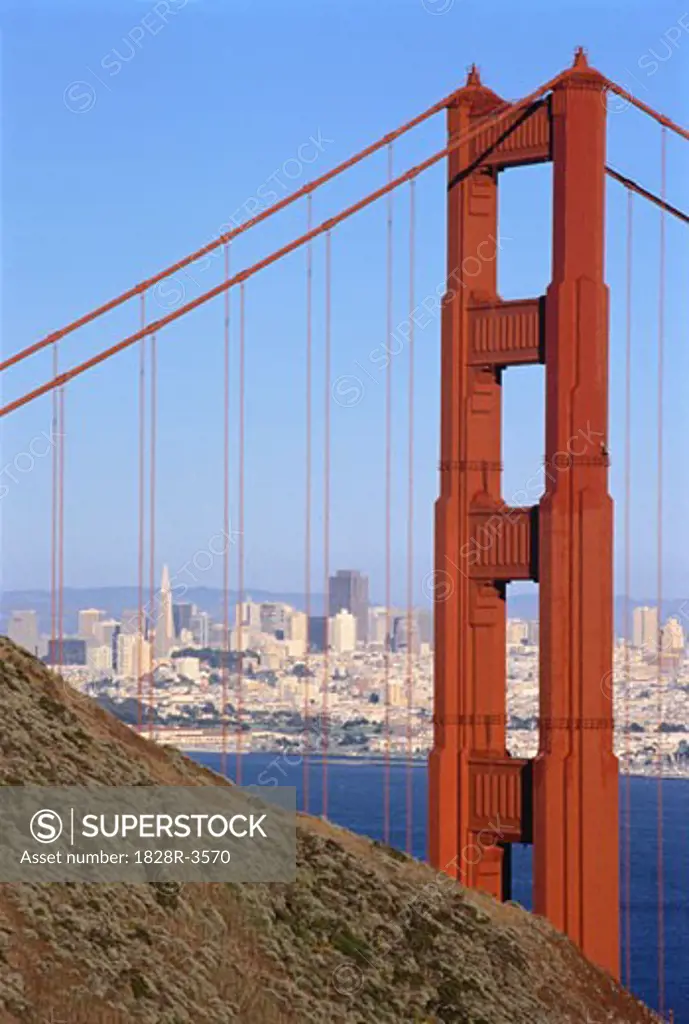 Golden Gate Bridge and Cityscape San Francisco, California, USA   