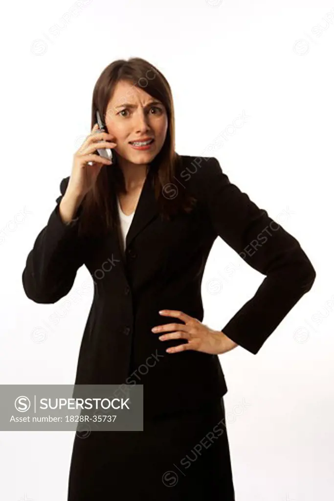 Businesswoman on Cell Phone   