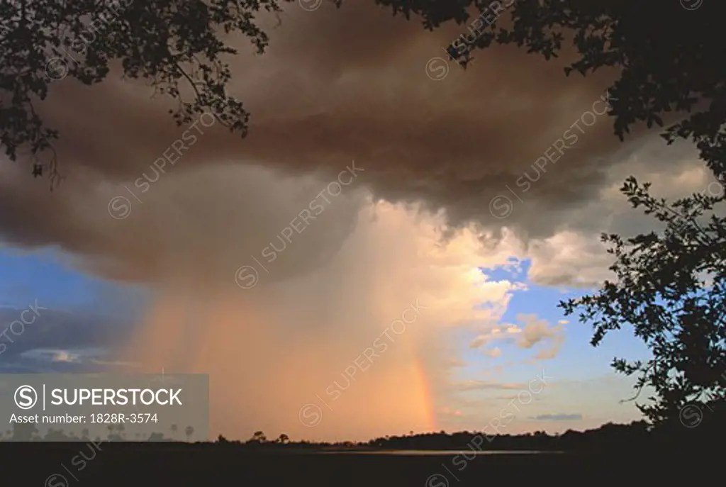 Storm Cloud and Rainbow   