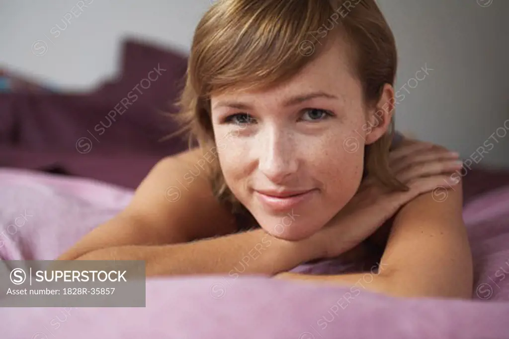 Woman in Bed   
