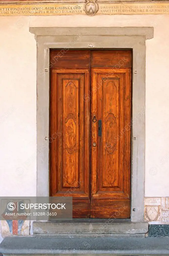 Door, Florence, Tuscany, Italy   