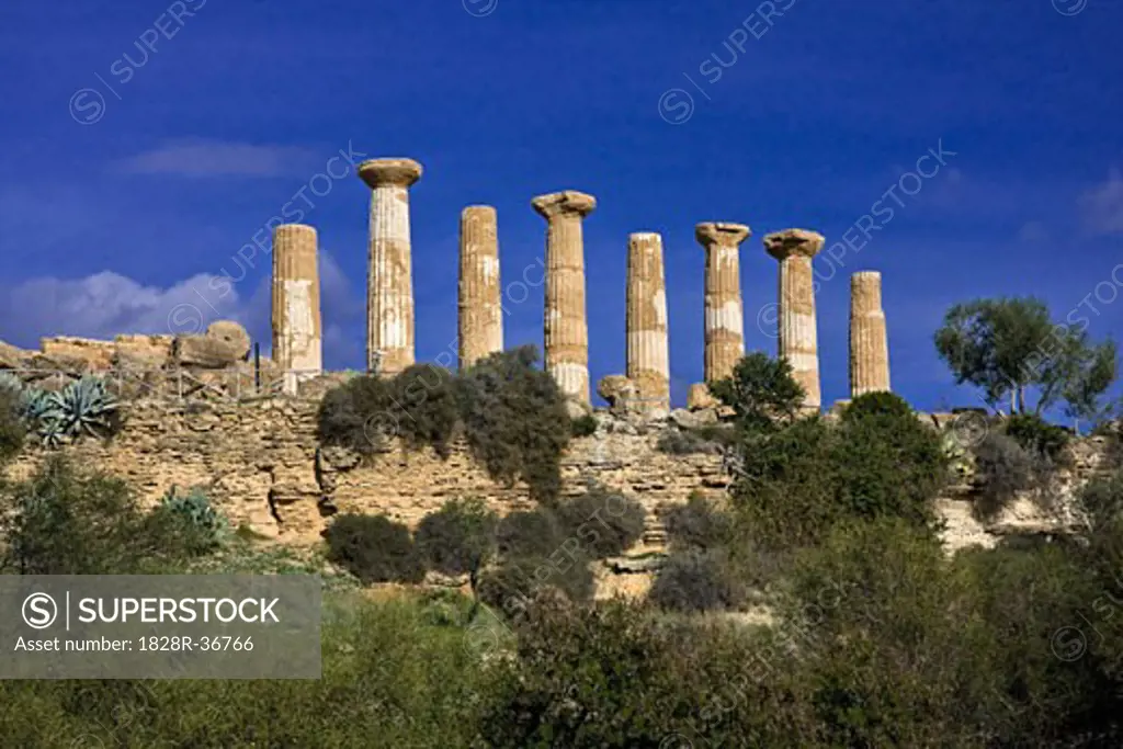 Temple of Hercules, Agrigento, Sicily, Italy   