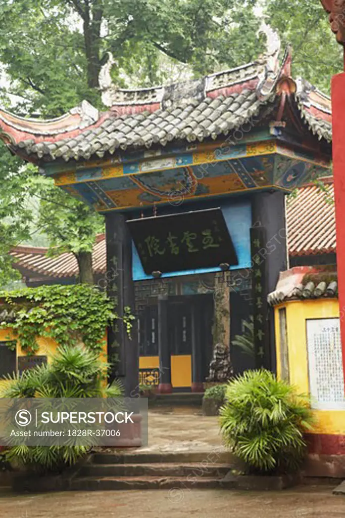 Temple in Fengdu, Chongqing, China   