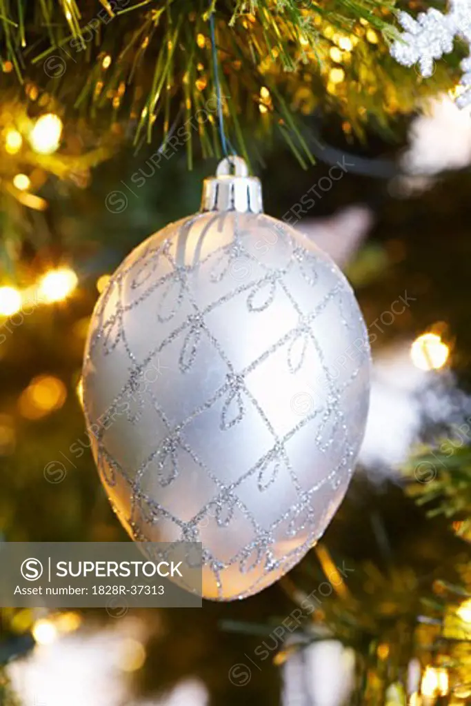 Close-up of Christmas Ornaments   