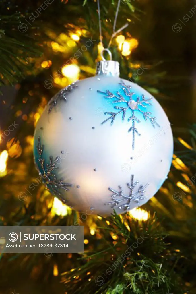 Close-up of Christmas Ornaments   