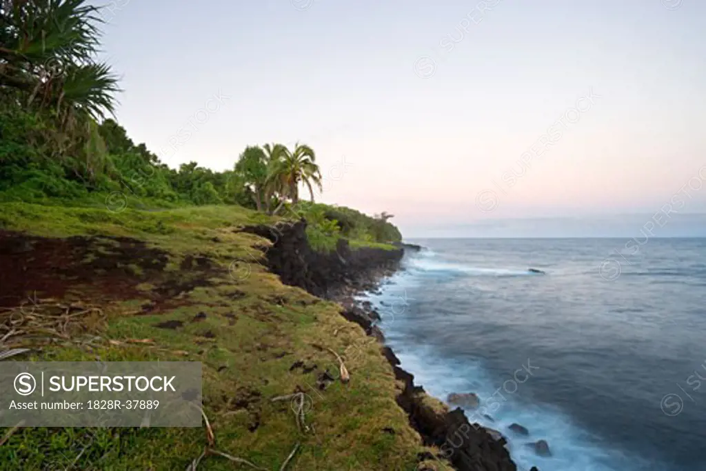 Shoreline, Puna District, Big Island Hawaii, USA   