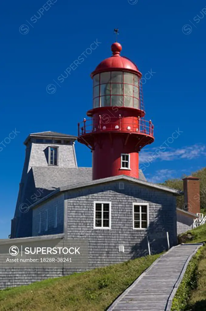 Pointe a la Renommee Lighthouse, Gaspe, Quebec   