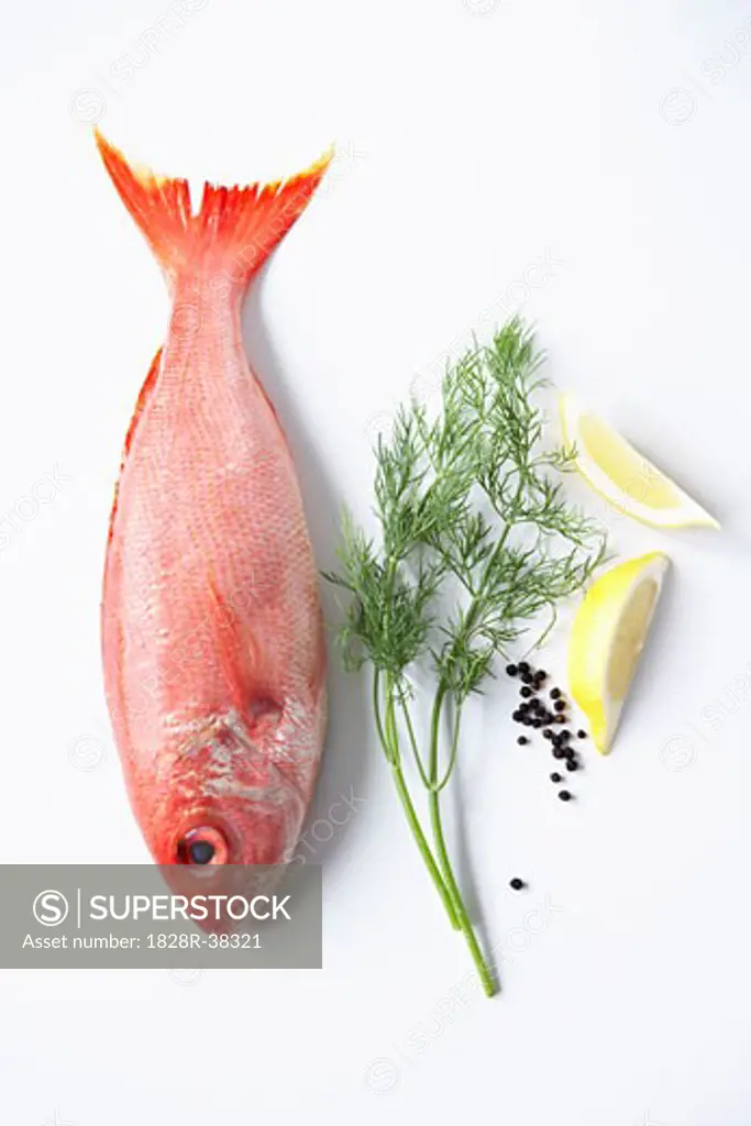 Red Snapper With Dill, Pepper and Lemon   