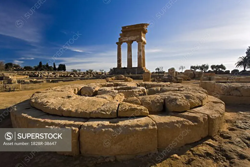 Temple of Castor and Pollux, Agrigento, Sicily, Italy   