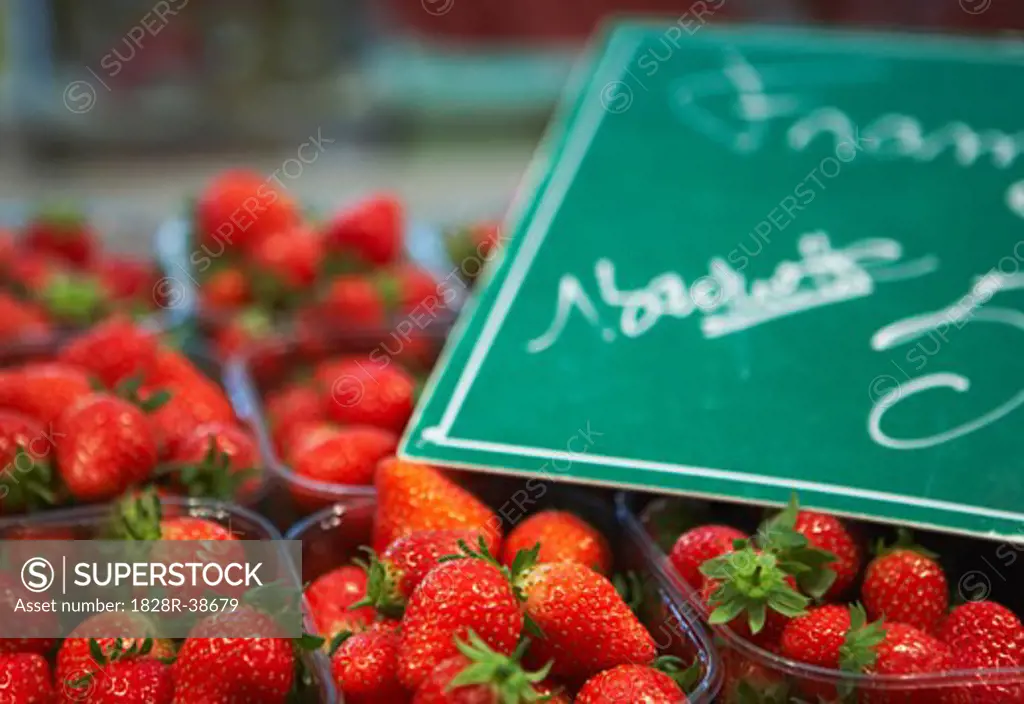 Strawberries at Market   