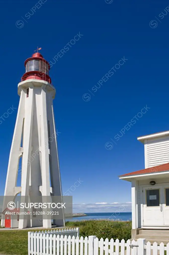 Pointe-au-Pere Lighthouse, Rimouski, Quebec, Canada   