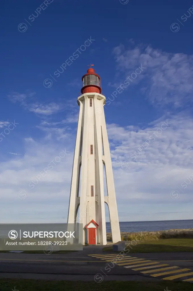 Pointe-au-Pere Lighthouse, Rimouski, Quebec, Canada   