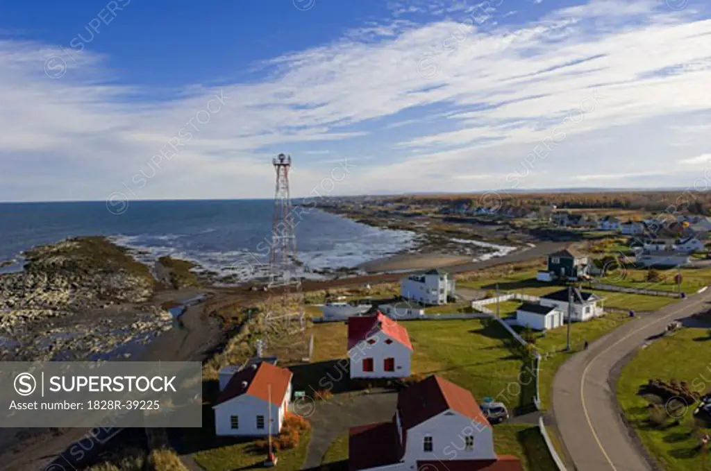 Overview of Rimouski, Quebec, Canada   