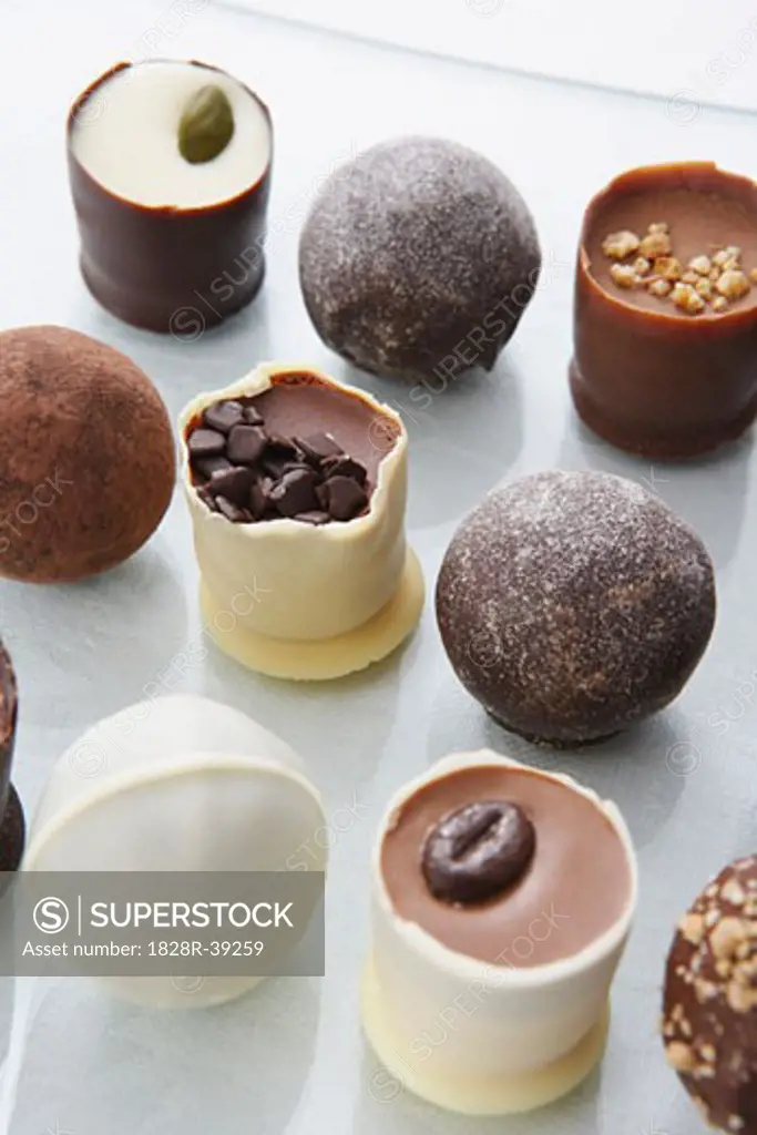 Tray of Chocolates and Truffles   