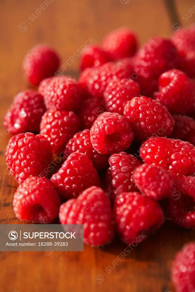 Pile of Raspberries   