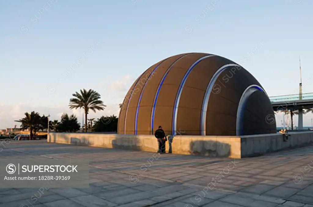 Planetarium at the Library of Alexandria, Alexandria, Egypt   