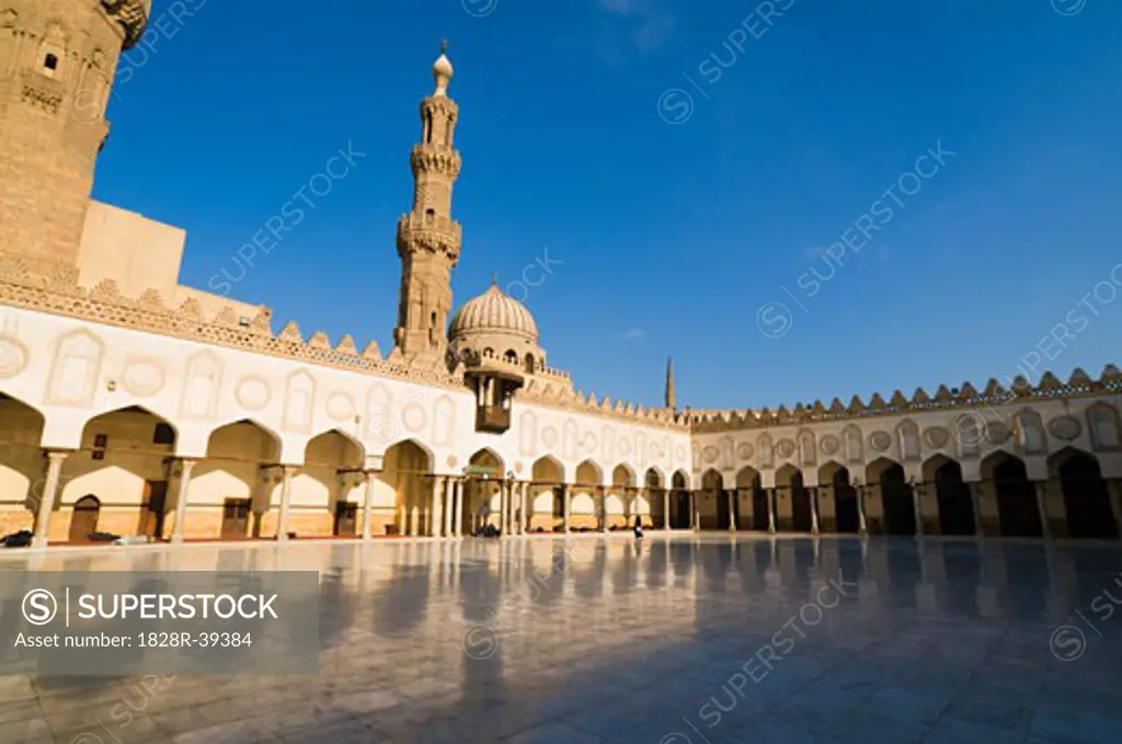 Al-Azhar Mosque, Khan Al-Khalili, Cairo, Egypt   