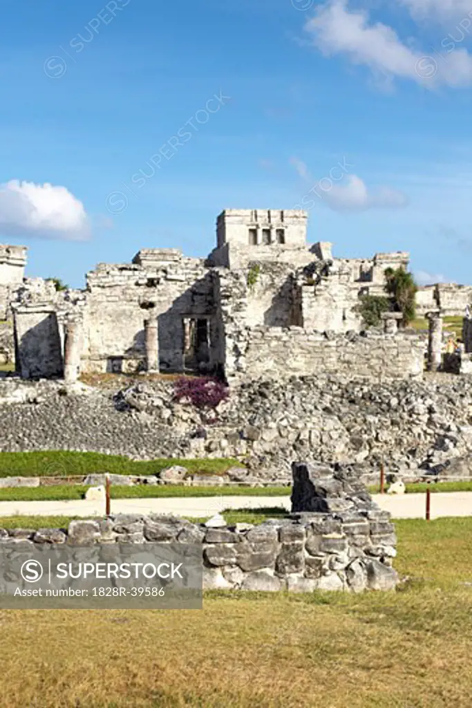 Mayan Ruins, Tulum, Yucatan Peninsula, Quintana Roo, Mexico   