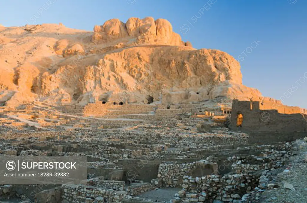 Deir Al-Medina, West Bank, Luxor, Egypt   
