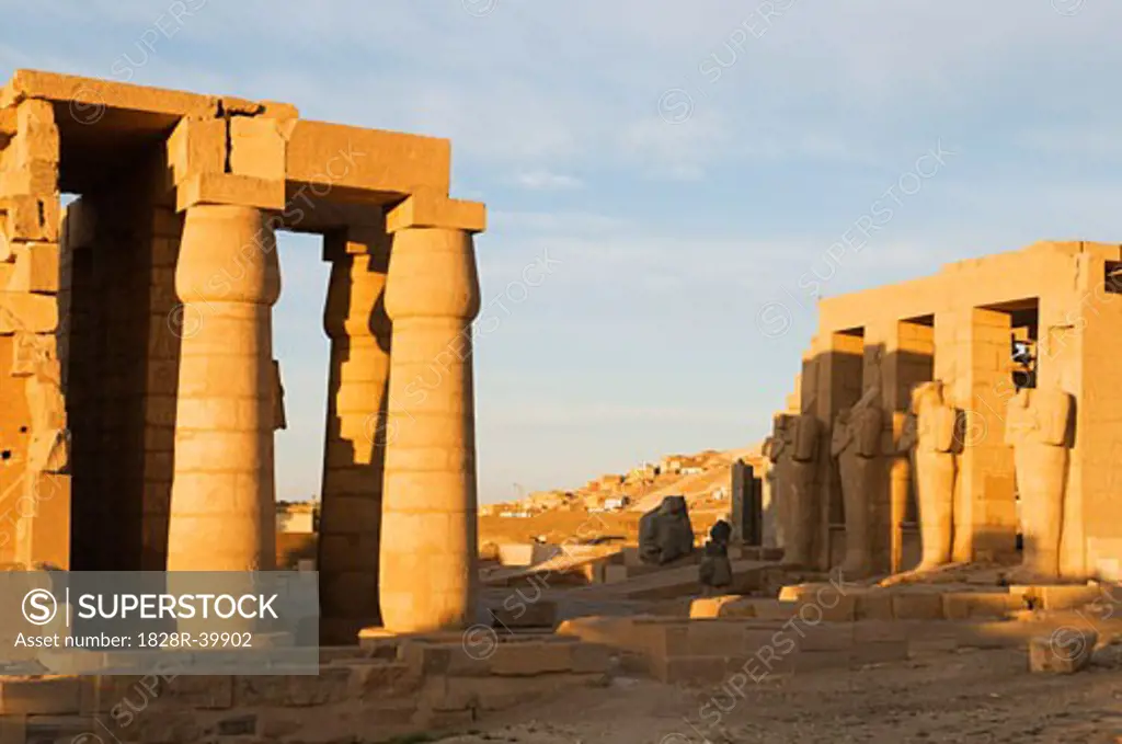 The Ramesseum, West Bank, Luxor, Egypt   