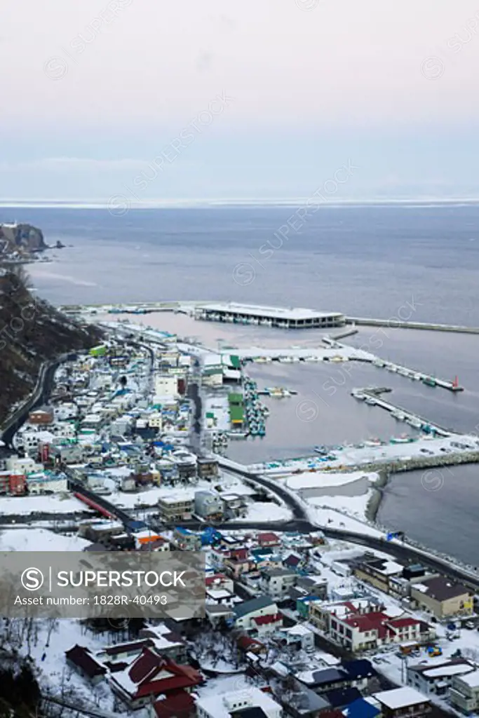 Fishing Port of Rausu, Shiretoko Peninsula, Hokkaido, Japan   