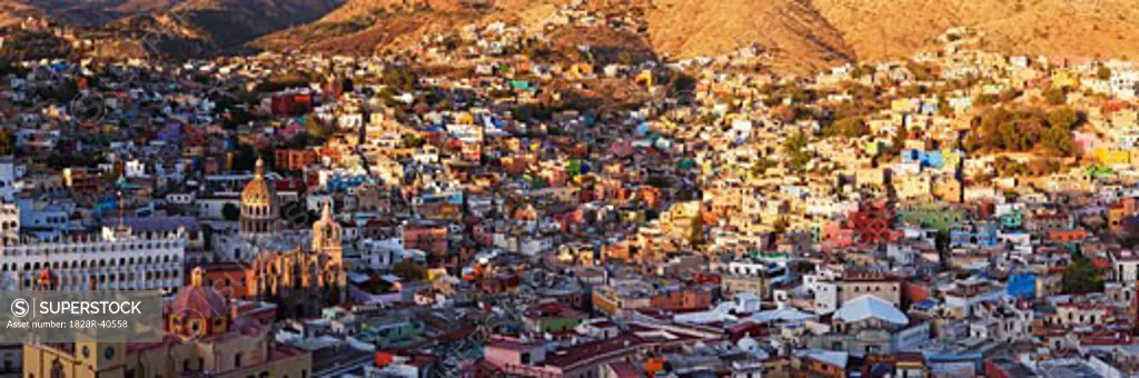 Overview of City, Guanajuato, Mexico   