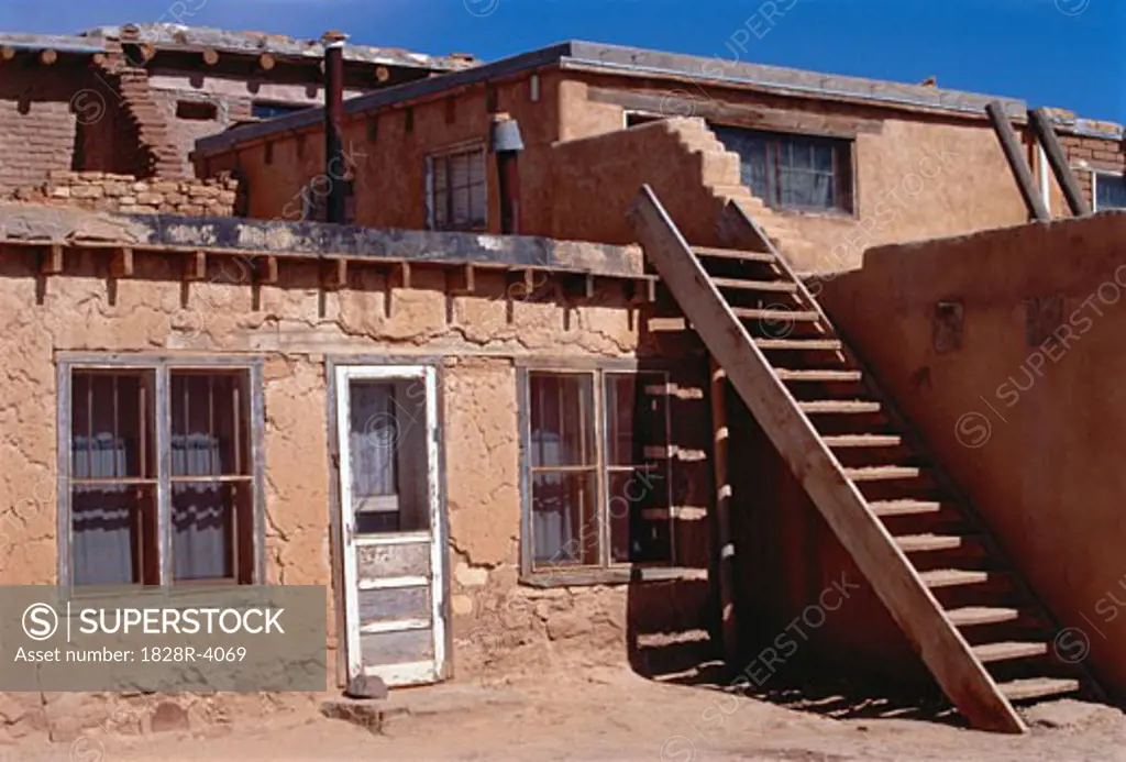 Pueblo Dwellings New Mexico, USa   