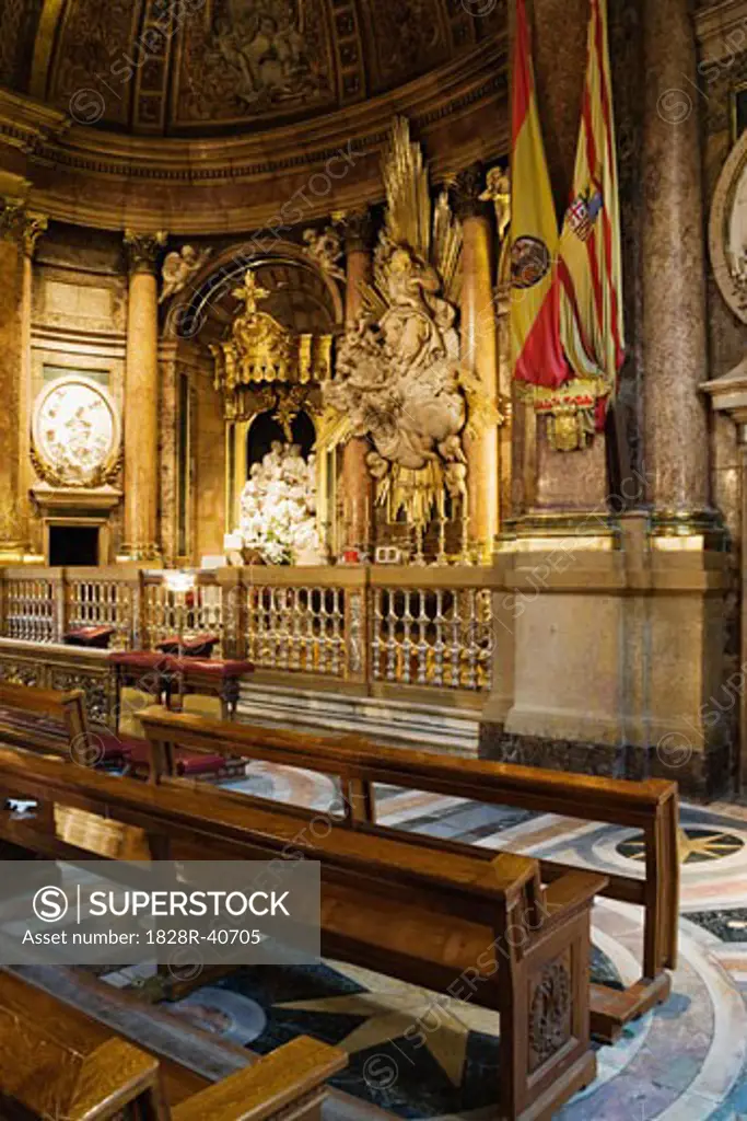 Shrine to Our Lady of the Pillar, Zaragoza, Aragon, Spain   