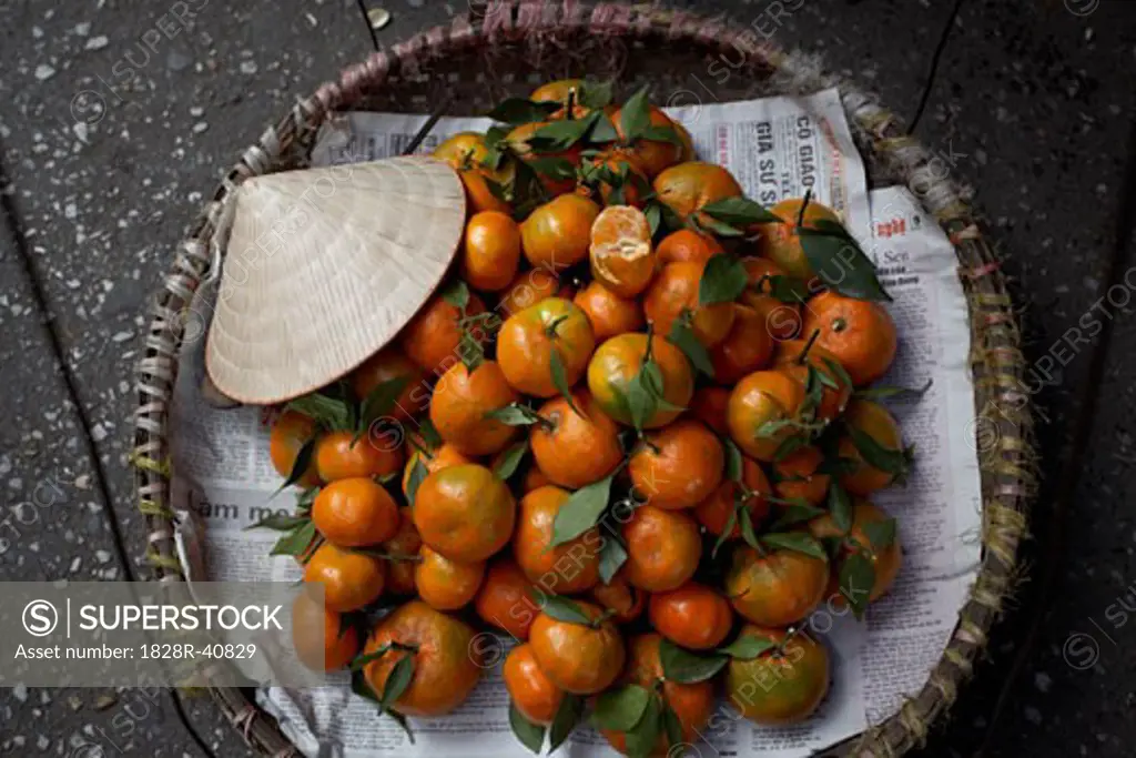 Basket of Fruit, Hanoi, Vietnam   