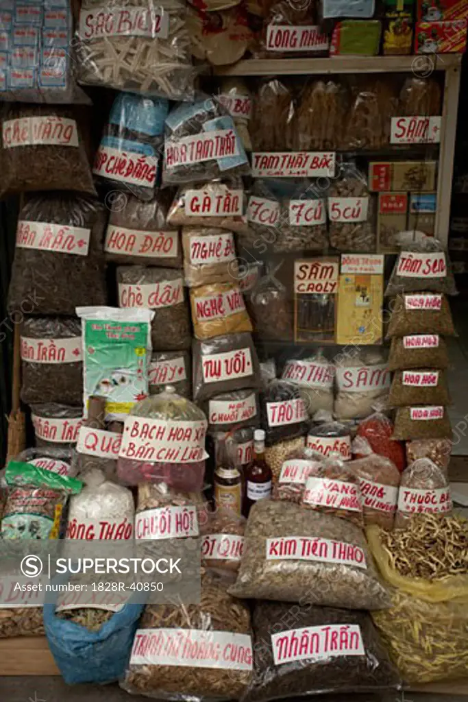Dry Goods Store, Hanoi, Vietnam   