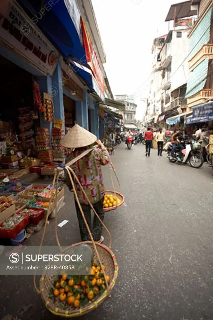 Street Scene, Hanoi, Vietnam   