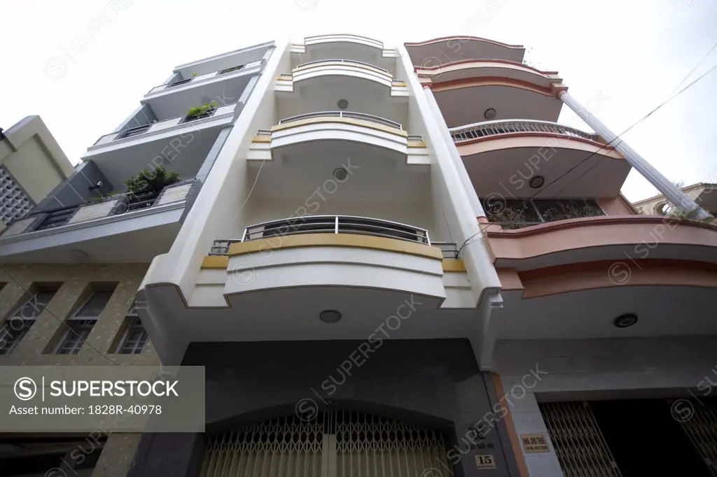 Exterior of Building, Ho Chi Minh City, Vietnam   
