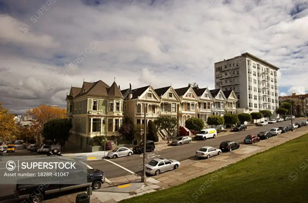 Steiner Street, San Francisco, North California, California, USA   