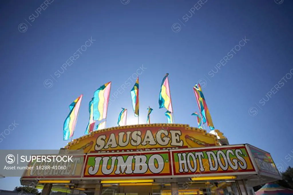 Hot Dog Stand at Ancaster County Fair, Ancaster, Ontario, Canada   