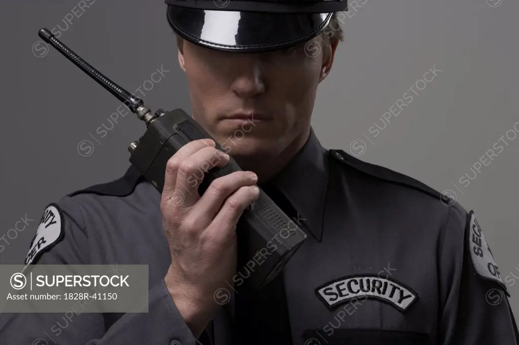 Portrait of Security Guard   