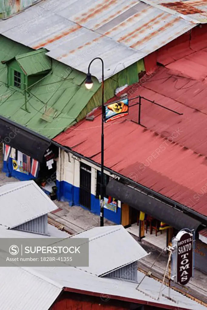 Overview of Rooftops, San Jose, Costa Rica   