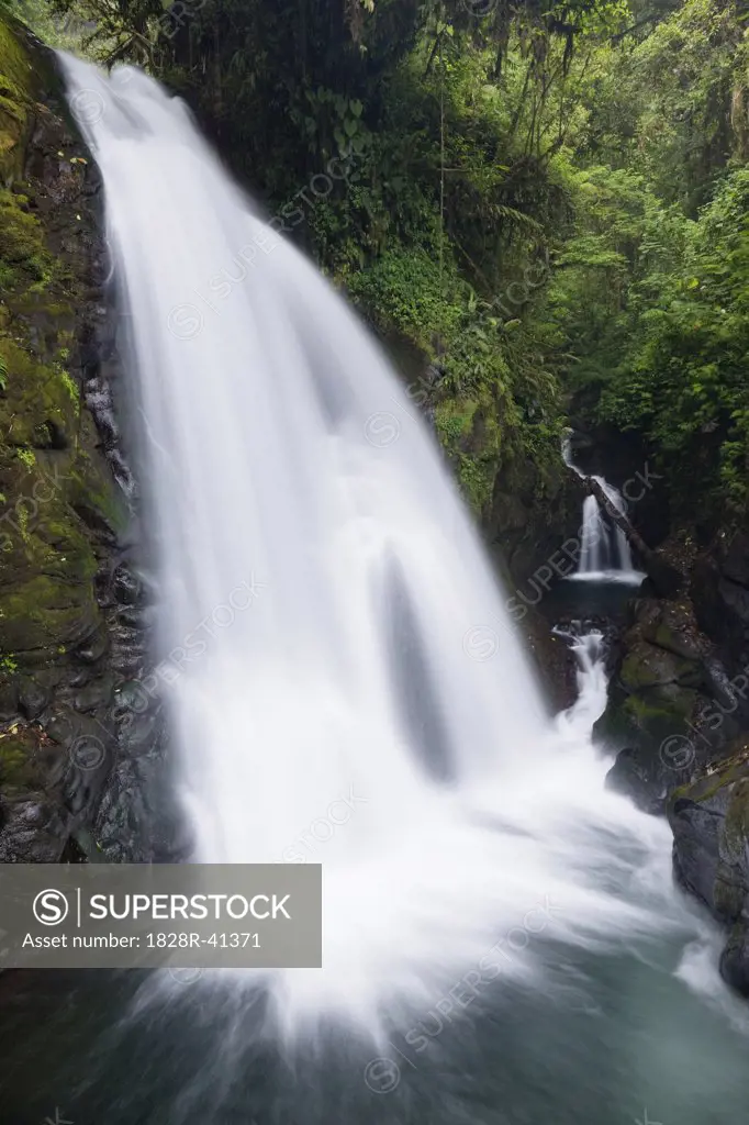 Escondida and La Paz Waterfalls, Cordillera Central, Costa Rica   