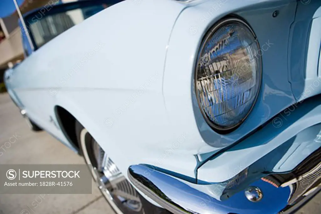 Front Headlamp of 1960's Roadster   