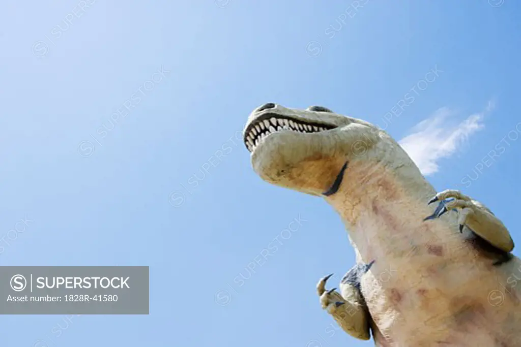 Close-Up of Cabazon Dinosaur, Cabazon, California, USA   