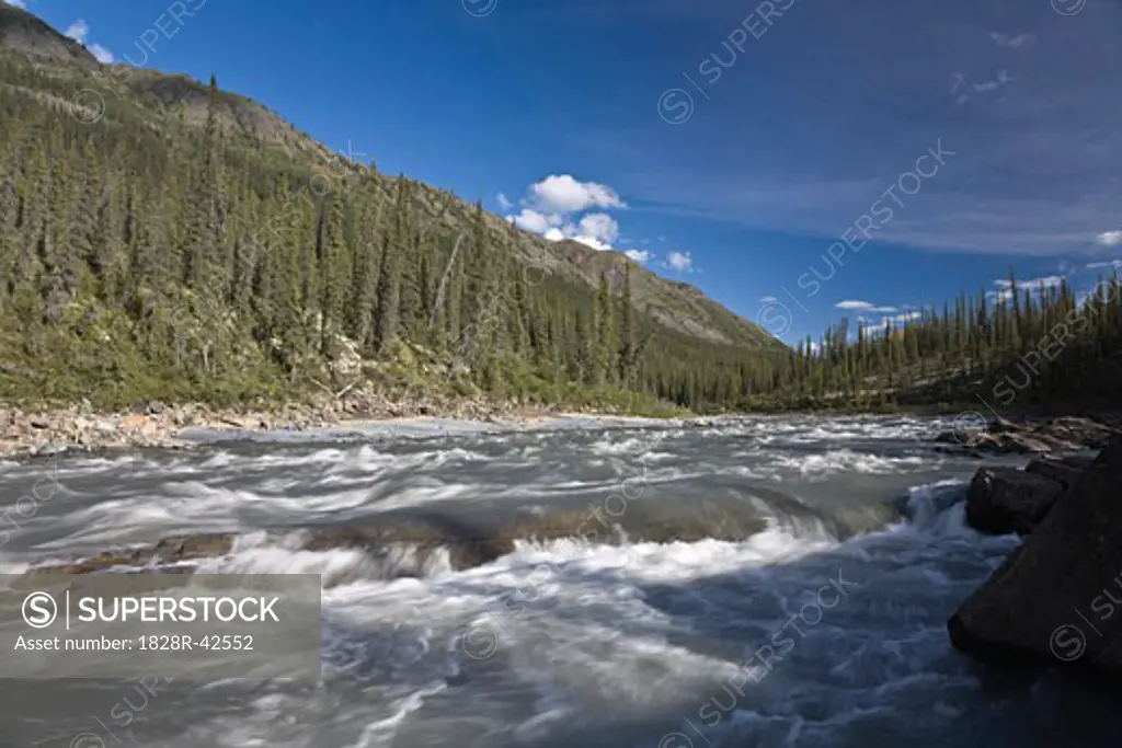 Rapids, Bonnet Plume River, Yukon, Canada   