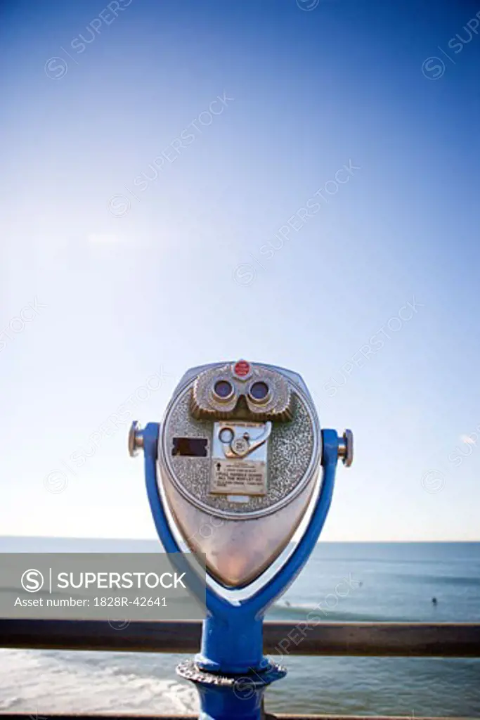 Close-up of View Finder, Oceanside, San Diego County, California, USA   