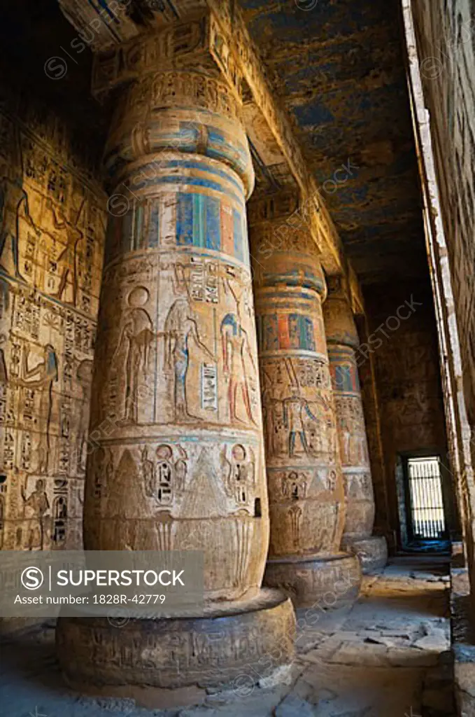 Madinat Habu Temple, West Bank, Luxor, Egypt   