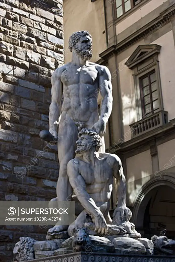 Hercules and Cacus, Piazza della Signoria, Florence, Tuscany, Italy   